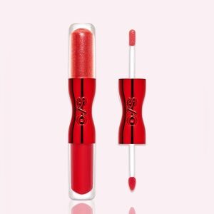 O/S LIP SNATCHER HYDRATING LIQUID LIPSTICK AND LIP GLOSS DUO NO SPEED LIMIT NIB
